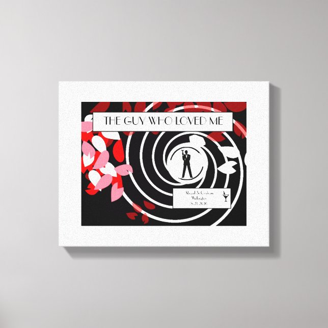 Spy Leinwand Wedding Keepake (Vorderseite)