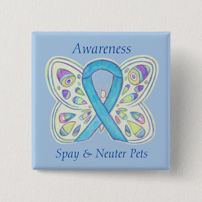 Spy/Neuter Pets Butterfly Butterfly Button (Vorderseite)