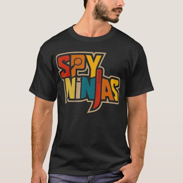 Spy Ninja Outfist Funny Outfis Spy Gaming Ninja T-Shirt (Vorderseite)