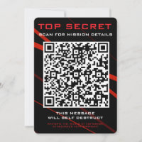 Spy Party Einladung