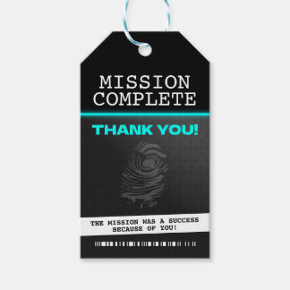 Spy Party Vielen Dank Geschenkanhänger