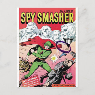 Spy Smasher Postkarte