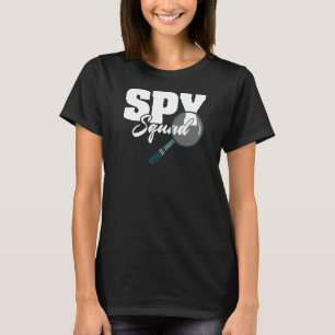 Spy Squad Polizei Kriminelle Ermittler Privatdetek T-Shirt