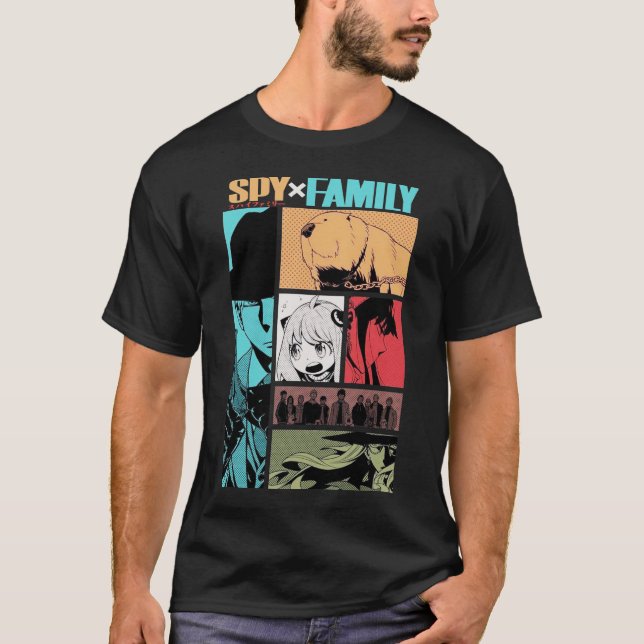 Spy x Family Forger Family Men's Basic T-Shirt (Vorderseite)