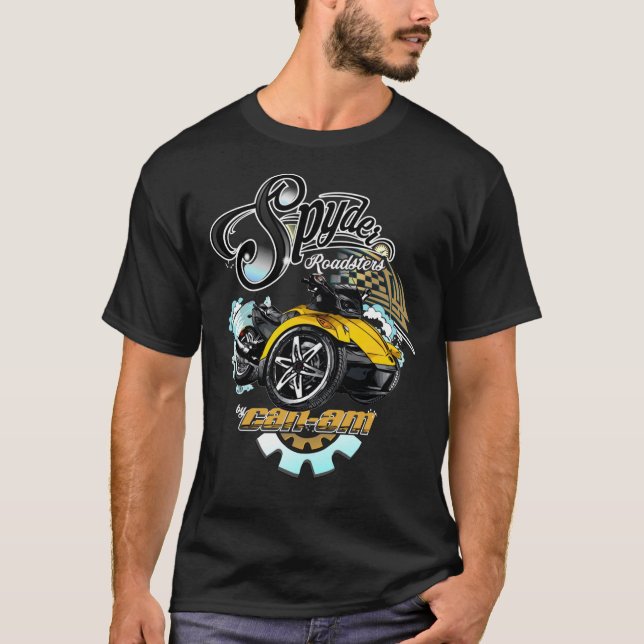 Spyder Roadsters Retro-Logo   T-Shirt (Vorderseite)