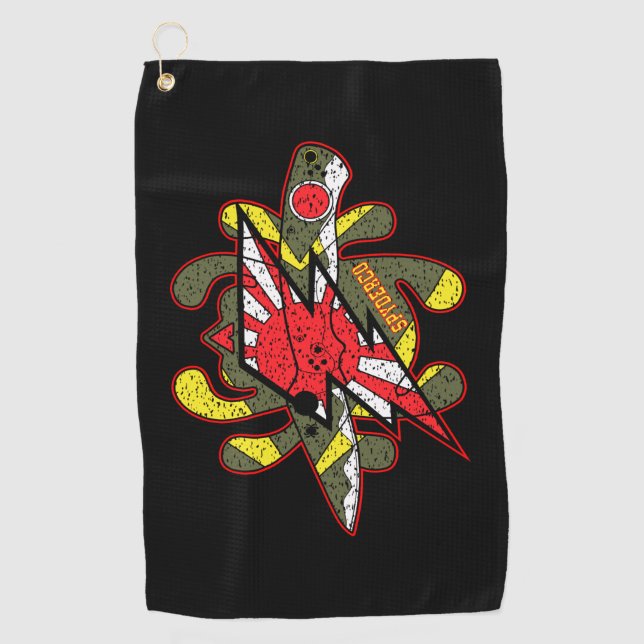 Spyderco Knives Kamikaze Zero Golf Towel Golfhandtuch (Vorderseite)