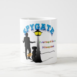 Spygate (es regnet draußen) Jumbo-Tasse