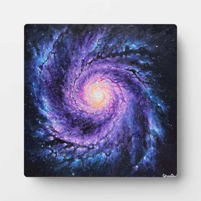Spyralgalaxie Fotoplatte (Vorderseite)