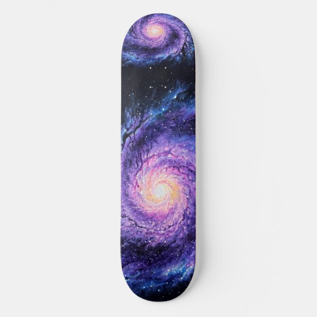 Spyralgalaxie Skateboard (Vorderseite)