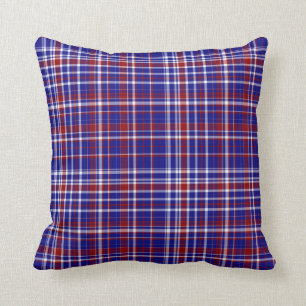 Sq.Kariert Pillow,Red-White-Blue Collection 05 Kissen
