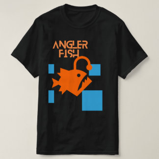 Sqare type angler fissing design T - Shirt