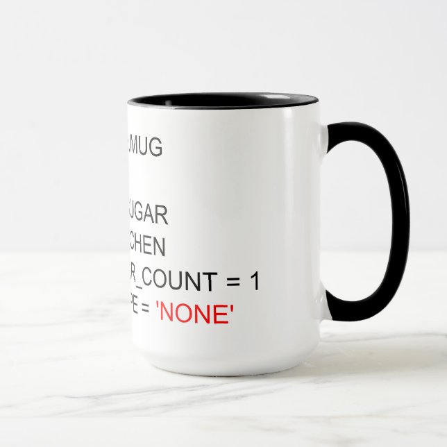 SQL-PROGRAMMIERUNGStee-TASSE Tasse (Rechts)