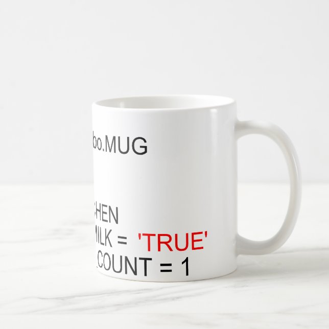 Sql-Server-Programmierer-Kaffee-Tasse Tasse (Rechts)