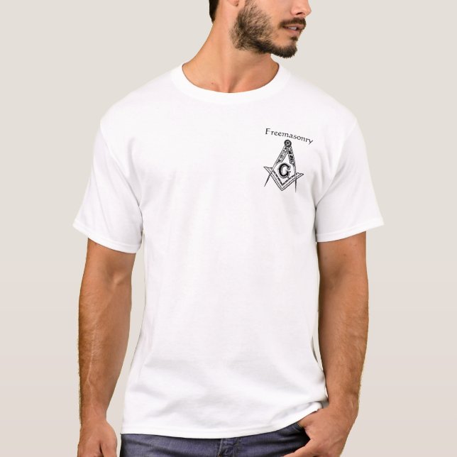 SQU&COMP, Freimaurerei T-Shirt (Vorderseite)