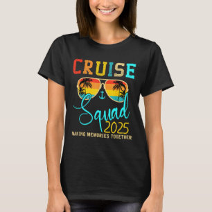 Squad Crew Cruise 2025 Sommerferien Matching Fa T-Shirt