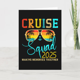 Squad Crew Cruise 2025 Summer Vacation Matching Fa Karte