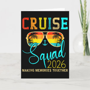 Squad Crew Kreuzfahrt 2026 Sommerferien passend Fa Karte