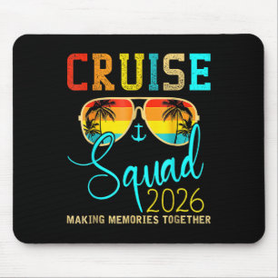 Squad Crew Kreuzfahrt 2026 Sommerferien passend Fa Mousepad
