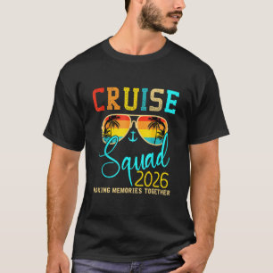 Squad Crew Kreuzfahrt 2026 Sommerferien passend Fa T-Shirt
