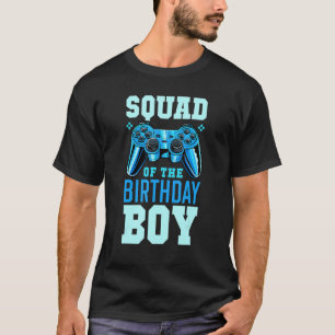 Squad der Geburtstagskameradin Video Gamer Bir T-Shirt
