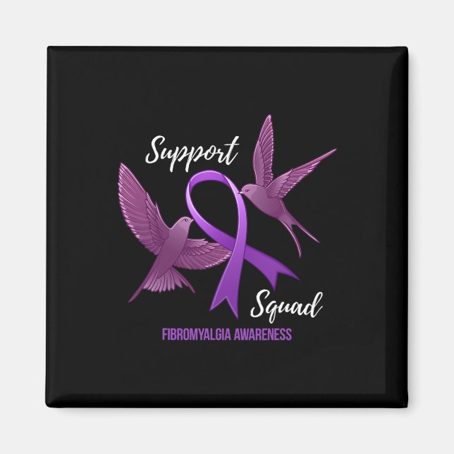 Squad Fibromyalgie Bewusstsein Magnet (Vorne)