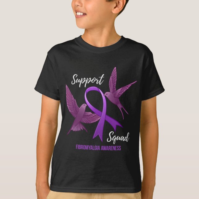 Squad Fibromyalgie Bewusstsein T-Shirt (Vorderseite)
