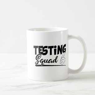 Squad Funny Exam Test Day Geschenke für Studenten Kaffeetasse