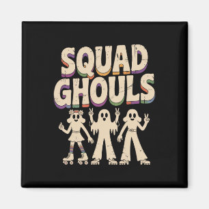 Squad Ghosts Matching Funny Halloween 3 Magnet