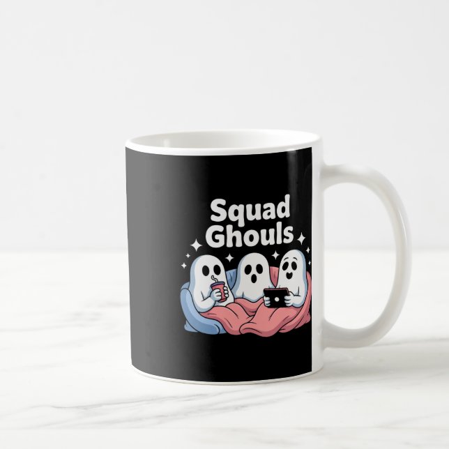 Squad Ghosts Matching Funny Halloween 5 Kaffeetasse (Rechts)