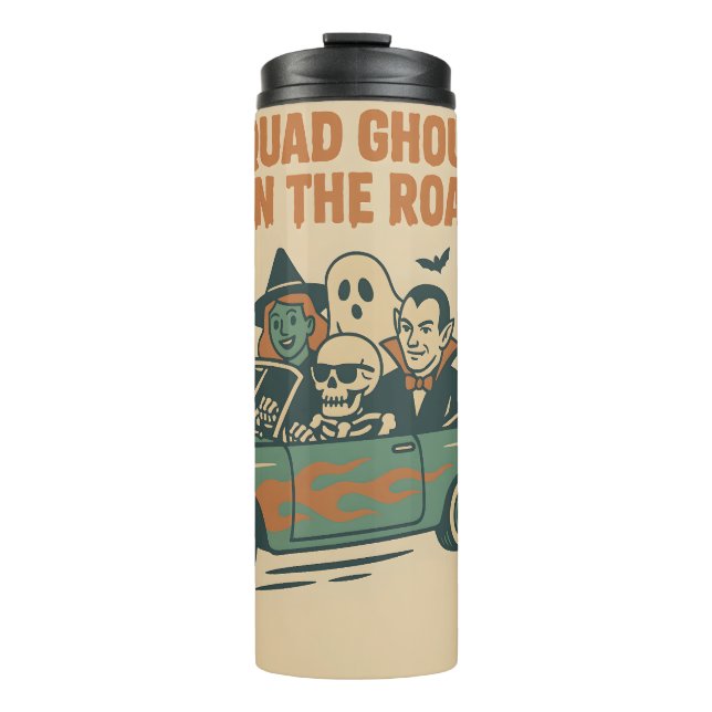 Squad Ghouls Cruisin' im Stil Thermosbecher (Vorderseite)