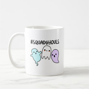 Squad Ghouls Funny Halloween Ghost Pun Kaffeetasse