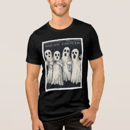 Squad Ghouls - Funny Halloween Ghost Squad Tri-Blend Shirt