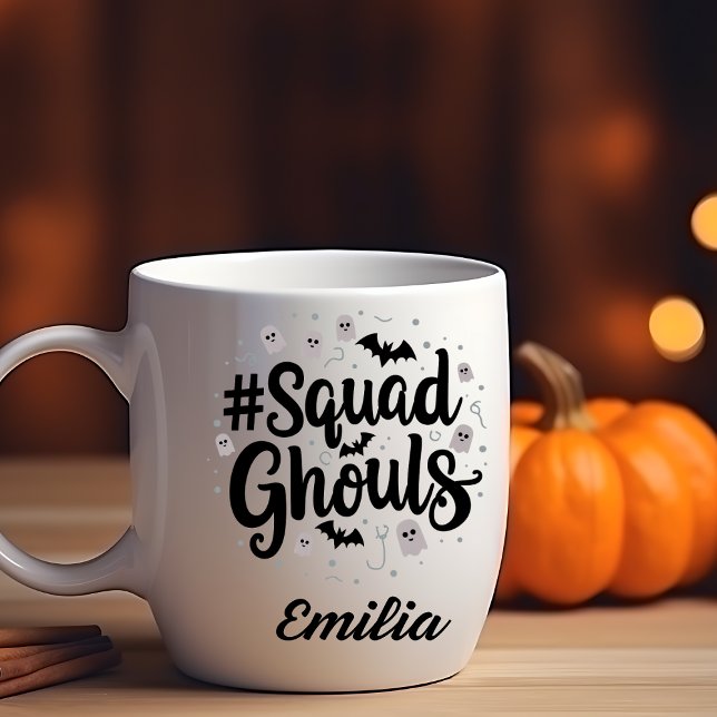 #Squad Ghouls Name Halloween Tasse für Freunde (Von Creator hochgeladen)