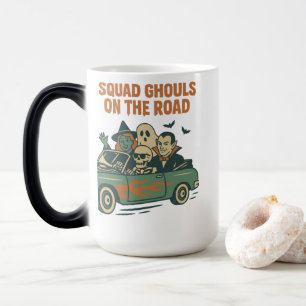 Squad Ghouls On The Road Retro Monster Car Cruise Verwandlungstasse