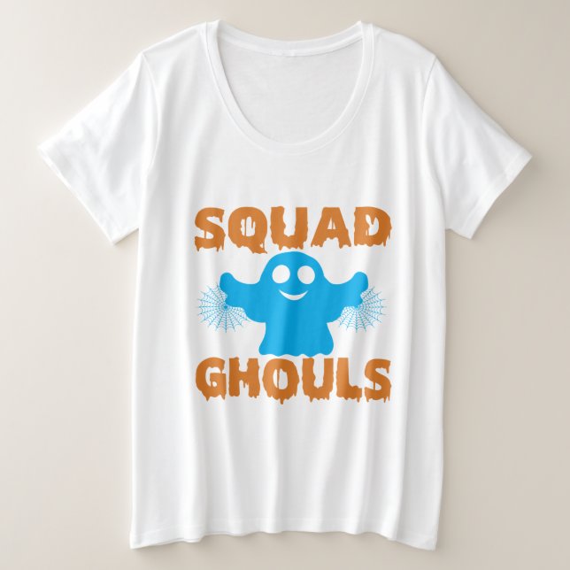 Squad Ghouls Plus Size T - Shirt (Design vorne)