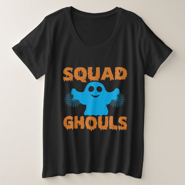 Squad Ghouls Plus Size T - Shirt (Design vorne)