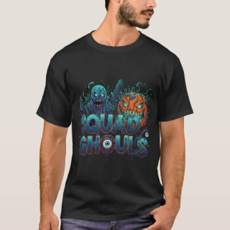 Squad Ghouls Underwater Halloween-Horror T-Shirt