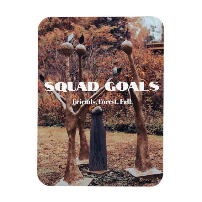 Squad Goals Flexible Foto Magnet für Besties (Vertikal)