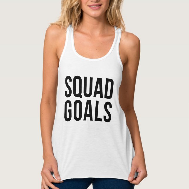 Squad Goals Tank Top (Vorderseite)