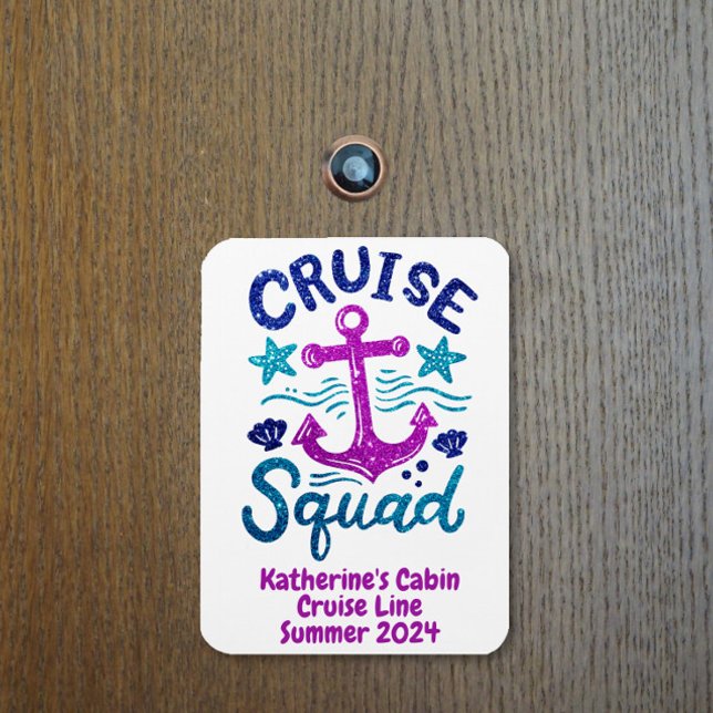 Squad Group Friends Custom Cabin Door Magnet (Von Creator hochgeladen)