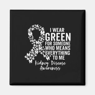 Squad ich trage Grün für Nierenerkrankungen Magnet
