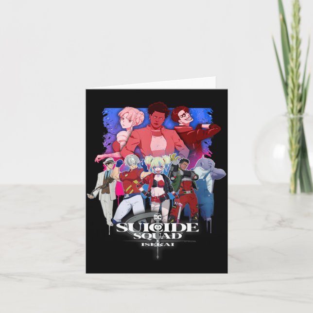 Squad Isekai Bereit Zum Kampf Design Karte (Vorderseite)