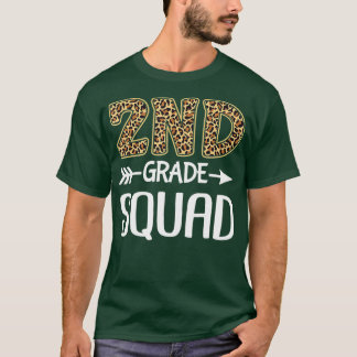Squad Leopard Zweite Klasse Lehrer T-Shirt