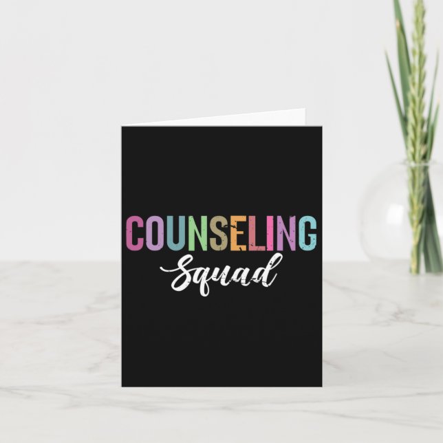 Squad Mental Health Awareness Karte (Vorderseite)