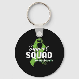 Squad Mental Health Awareness Lime Green Ribbon 1 Schlüsselanhänger
