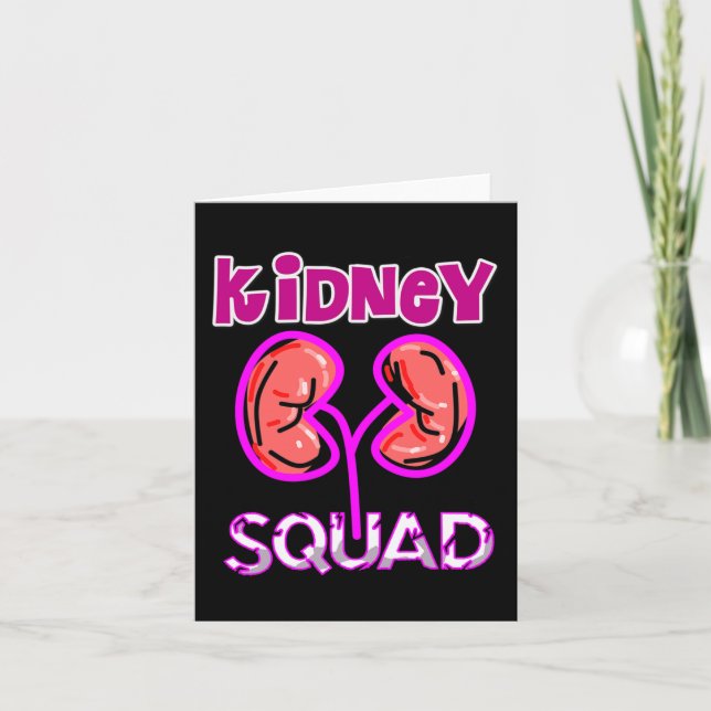 Squad Nephrologie Nurse Dialysis Technician Karte (Vorderseite)