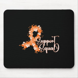 Squad Orange Ribbon Leukemia Blood Cancer Mousepad