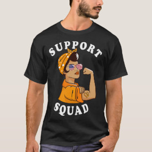 Squad Orange Weber Frau Multiple Sklerose Bewussts T-Shirt