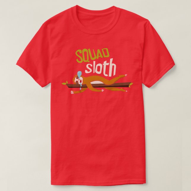 Squad Sloth T-Shirt (Design vorne)