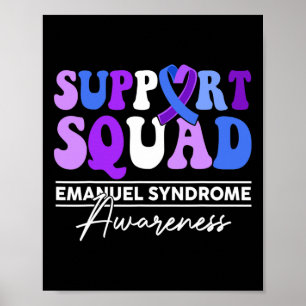 Squad Sonnenblumen-Haare Emanuel-Syndrom-Geschenke Poster